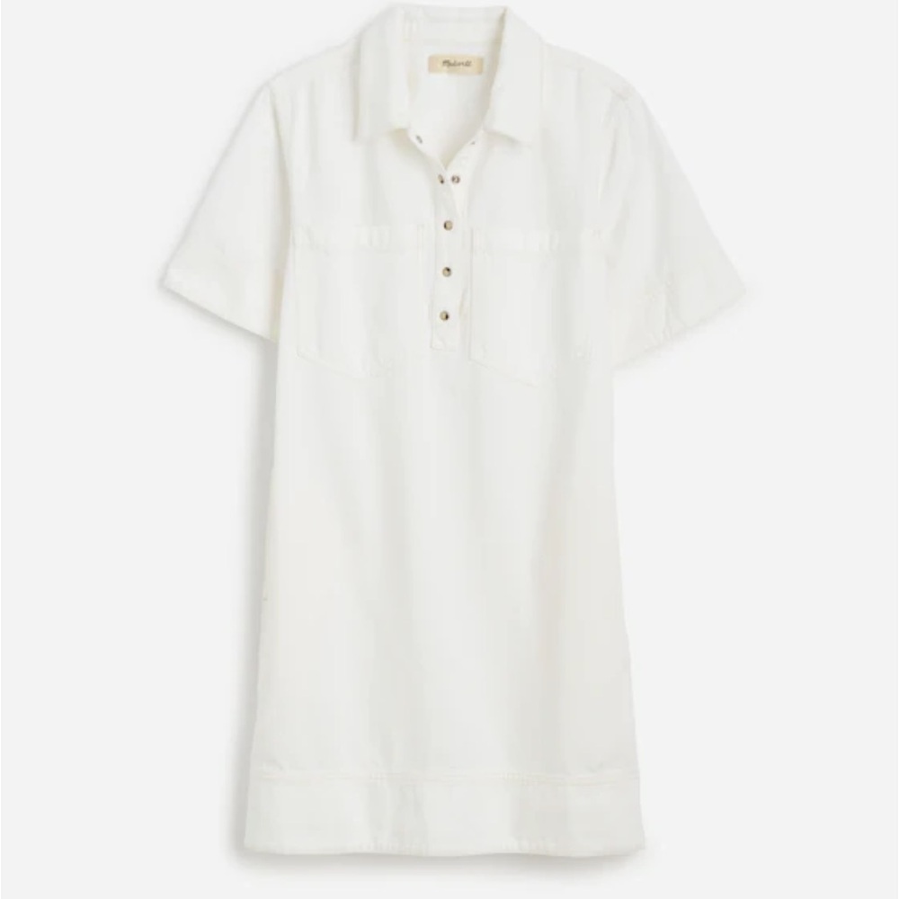 Madewell Denim Popover Dress - Picture 6 of 7